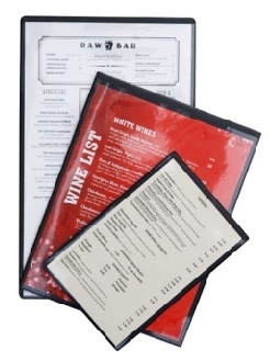 Double-Sided Windowpane Menu Boards<br>Durable and Affordable image