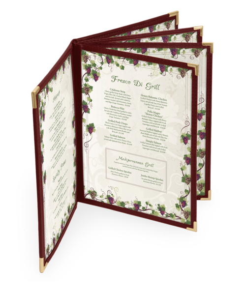 Eight View Dynasty Menu Covers