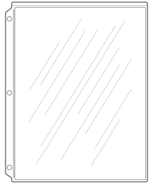 Sheet Protectors for Three-Ring and Six-Ring Binders