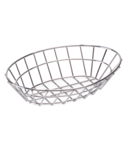 Image CLEARANCE - Oval Chrome Basket