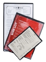 Image Double-Sided Windowpane Menu Boards<br>Durable and Affordable