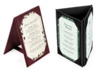 Image A-frame Table Tents and Menu Holders
