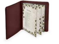 Image Menu Covers/Wine Lists with Screw & Post Binding